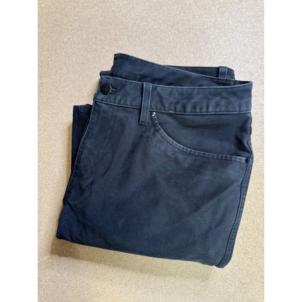 Lululemon ABC Pant Classic Black 34 LM5ABOS Warpstreme 5 Pocket Trouser Mens 32L